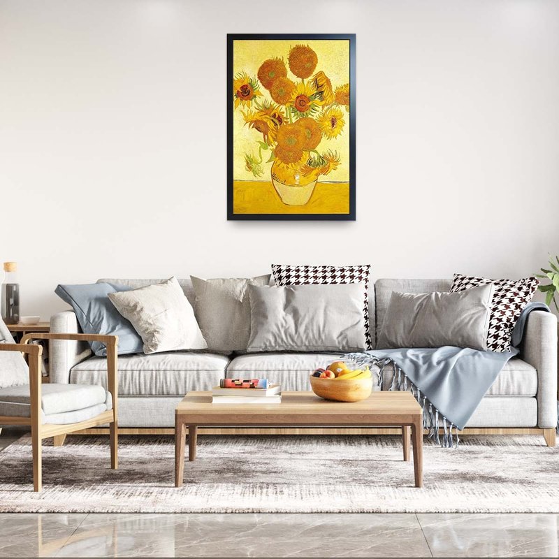 【向日葵】梵谷/画芯/博物馆级艺术微喷/复制画 - 海报/装饰画/版画 - 纸 蓝色