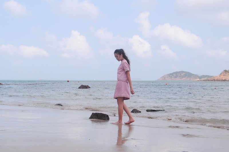 粉紫色Tweed套装 - 其他 - 棉．麻 粉红色