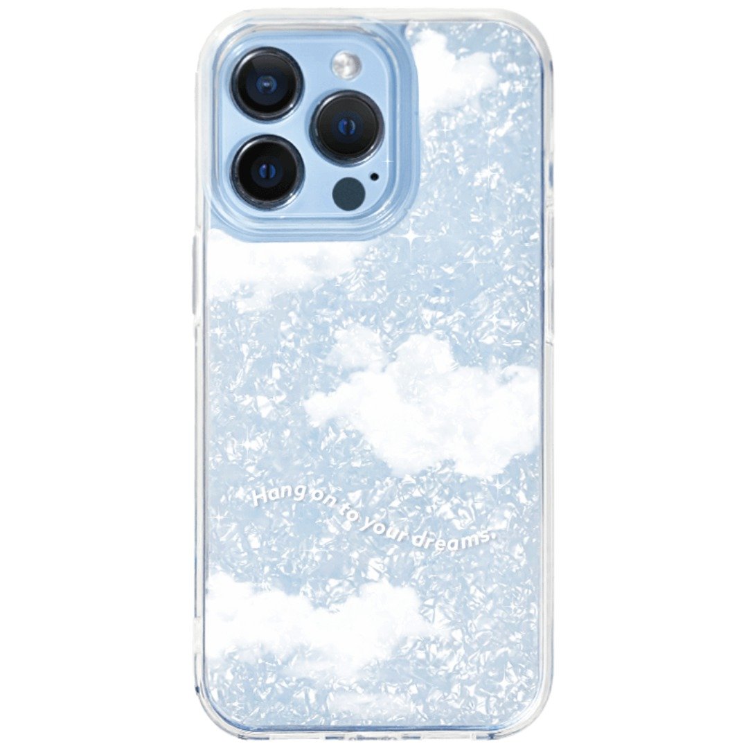 冰雪奇缘 – 白日梦云朵款  iphone 14 13 12 pro max 手机壳 - 手机壳/手机套 - 贝壳 透明