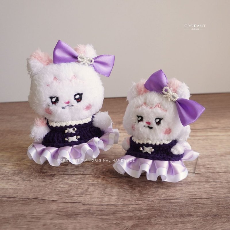 梦色舞台服 - 暮夜紫 | 娃衣 idle 米妮 Minnie - 玩偶/公仔 - 棉．麻 紫色