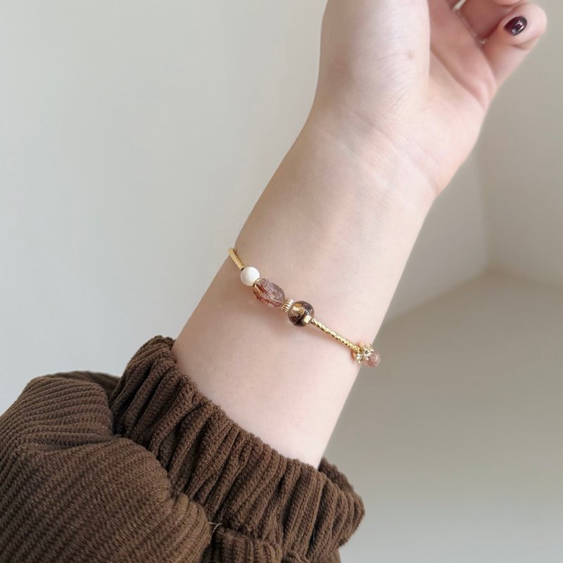 Mimis设计款 琉光 胎毛水晶手链 - 婴儿饰品 - 水晶 