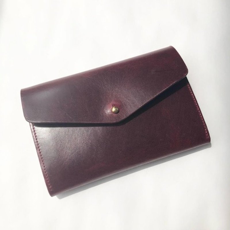 Leather mini wallet that makes it easy to find coins Italian leather Medium Basic Wallet - 皮夹/钱包 - 真皮 