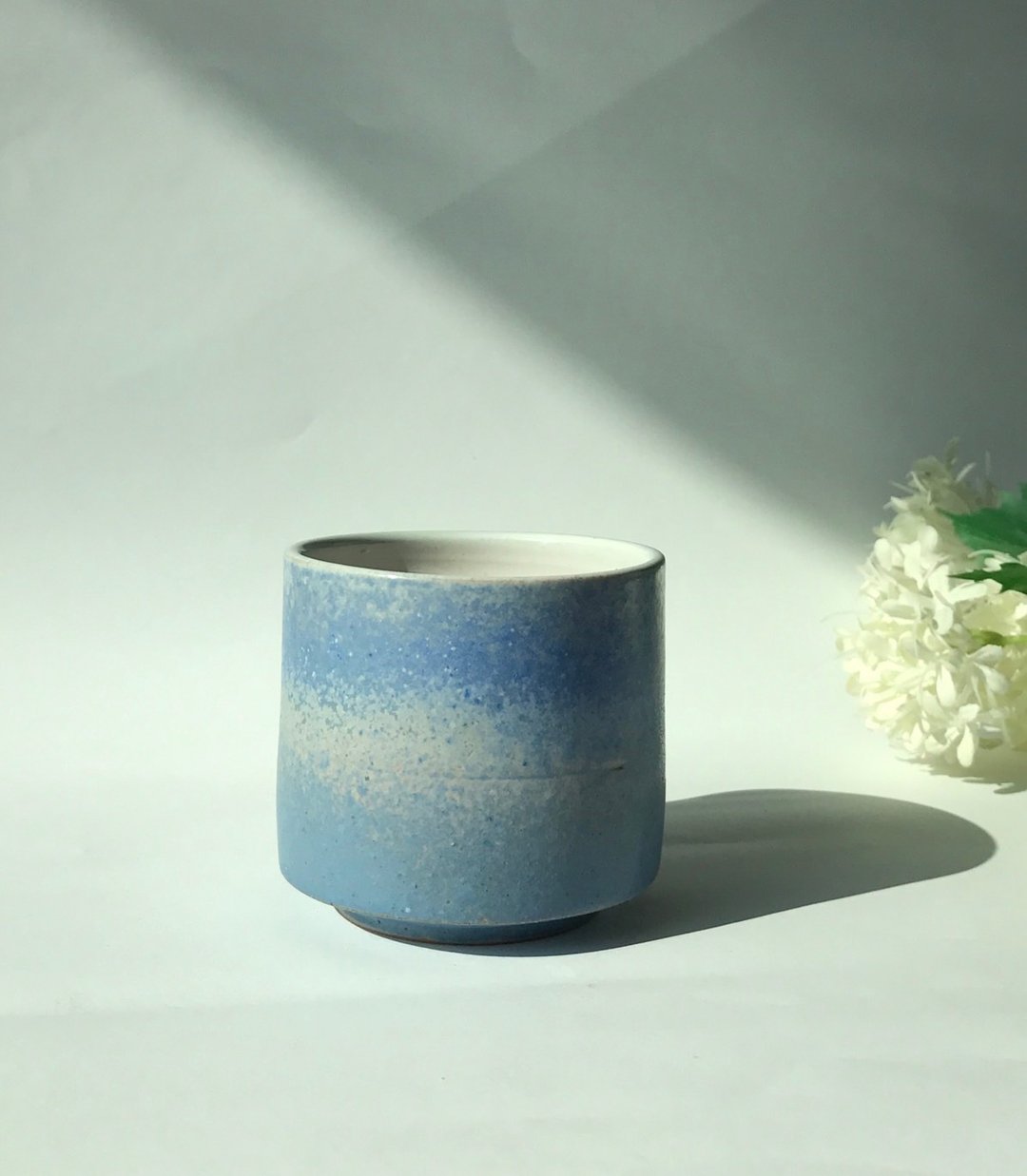 蓝彩水杯 - 咖啡杯/马克杯 - 陶 蓝色