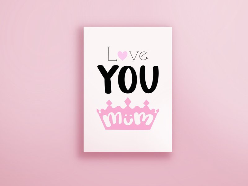 Printable Mother's Day Card - 电子喜帖/贺卡/邀请函 - 其他材质 