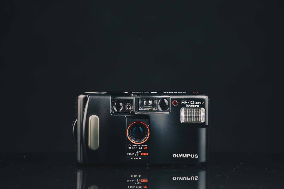 Olympus AF-10 SUPER Quartz Date #736 #135底片相机 - 相机 - 其他金属 黑色