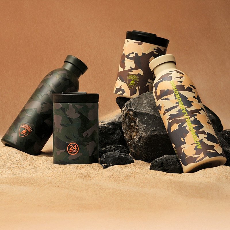 意大利 24Bottles x 蓝宝坚尼 保温随行杯 350ml / 限量联名款 - 保温瓶/保温杯 - 不锈钢 多色