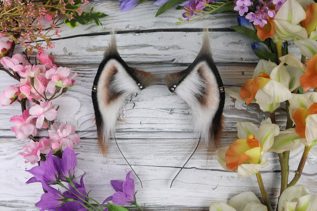 Realistic Brown Lynx Ears Headband - 发饰 - 其他人造纤维 咖啡色