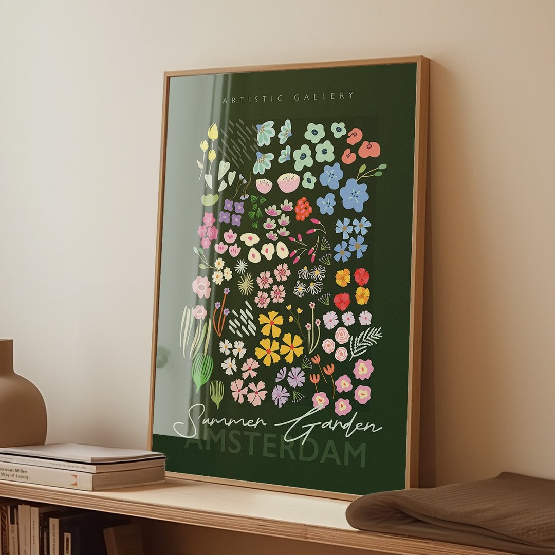 Summer Garden - 夏夜花园海报 挂画 居家布置 - 电子手绘真人画像/绘画/插画 - 其他材质 