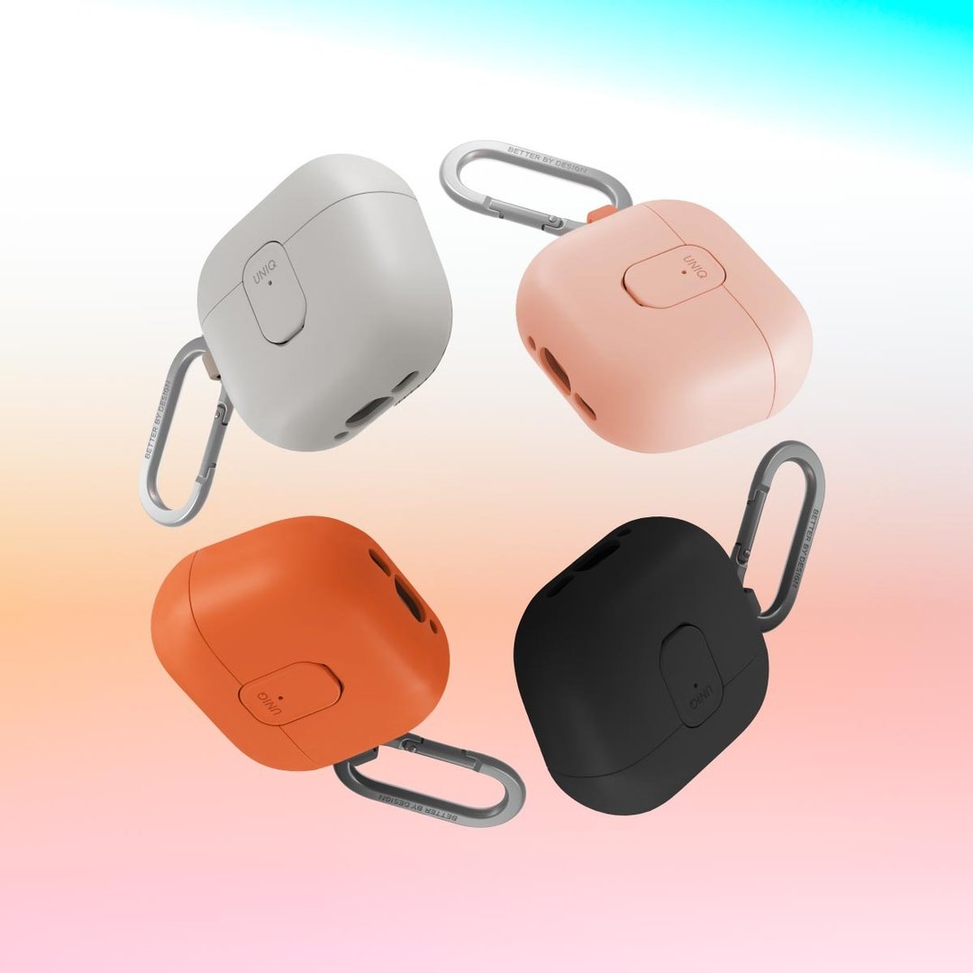UNIQ Clyde 卡扣式双料保护套 (附登山扣) AirPods 4 (2024) - 耳机收纳 - 其他材质 多色