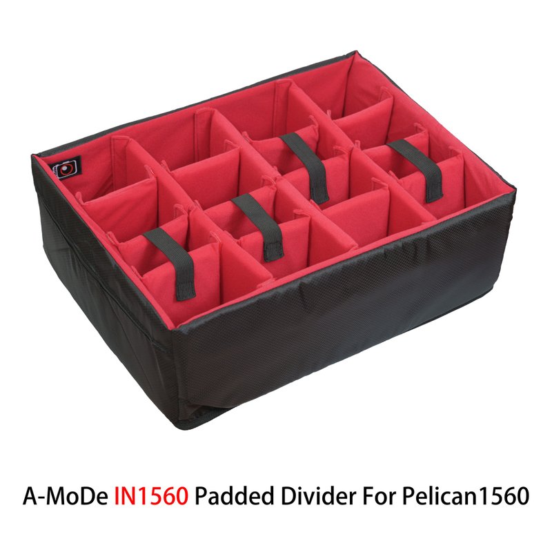 摄影师 派力肯 Pelican1560 内胆间隔 (不包安全箱和整理袋) - 相机包/相机袋 - 防水材质 红色