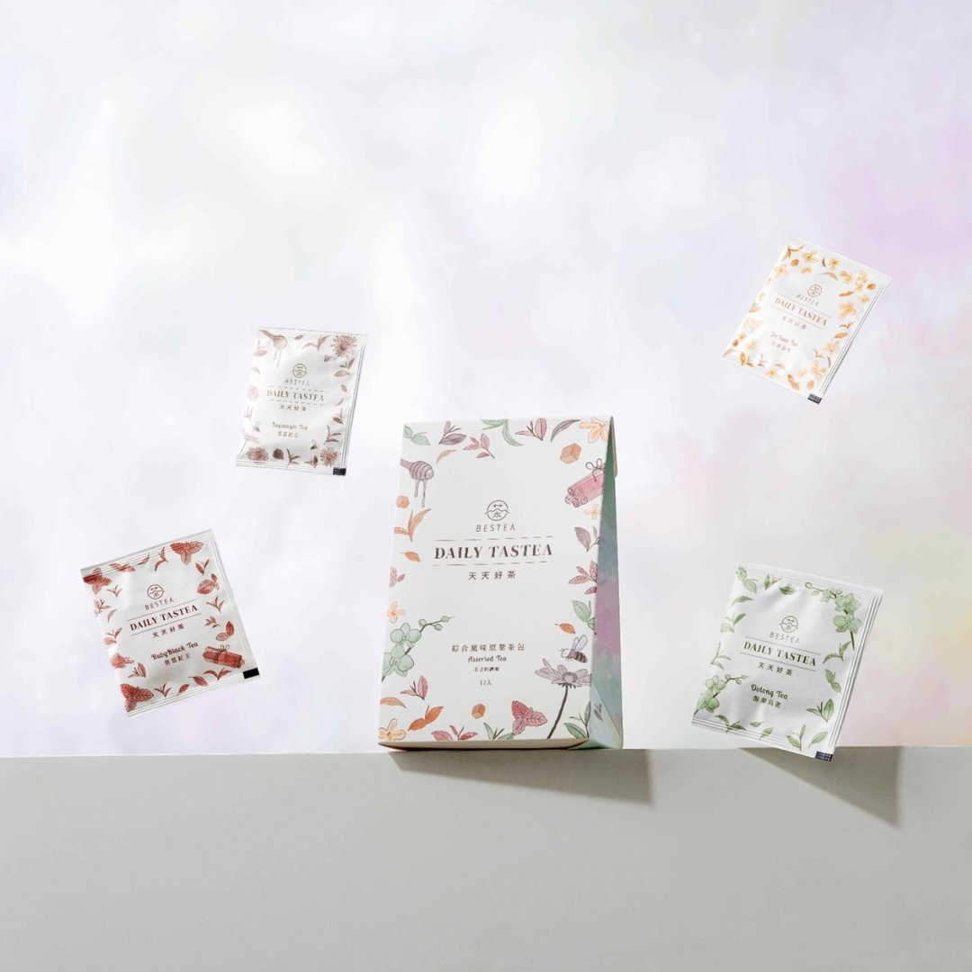 【天下第一好茶】芬芳的总和 - 综合原叶茶包12入 - 天天好茶 - 茶 - 纸 