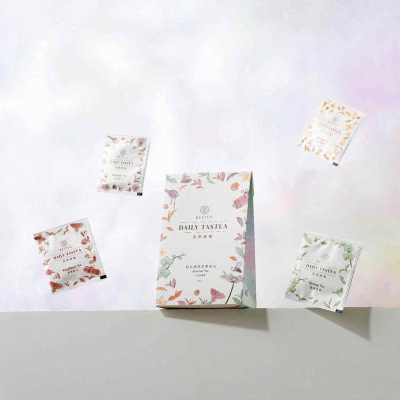 【天下第一好茶】芬芳的总和 - 综合原叶茶包12入 - 天天好茶 - 茶 - 纸 