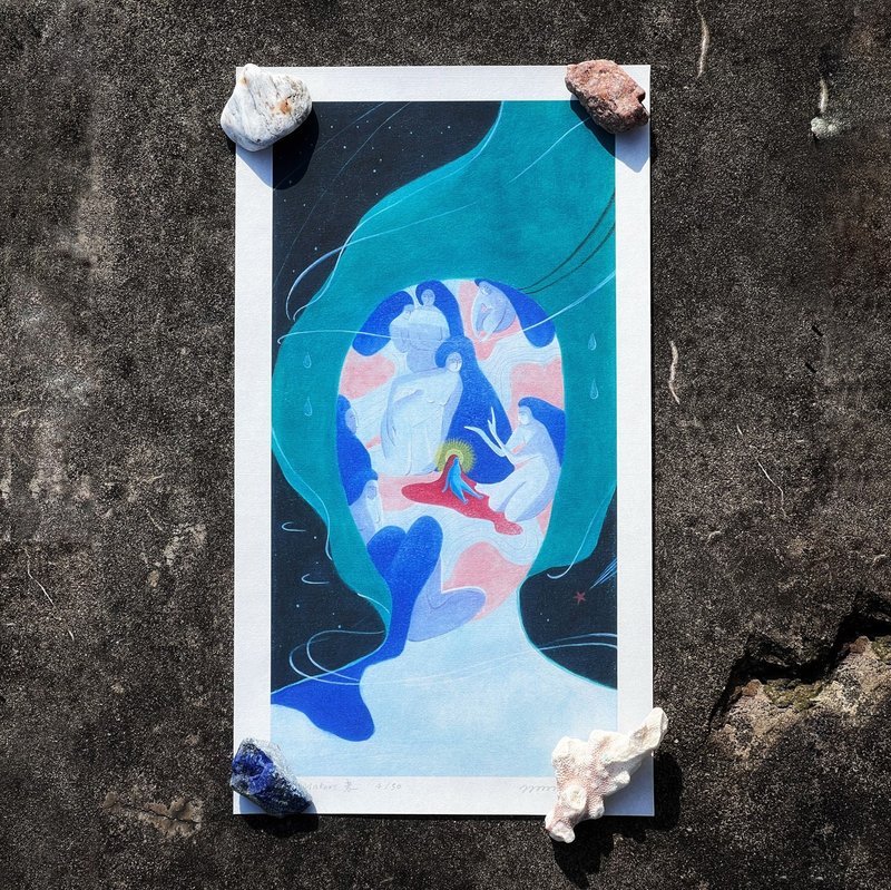 XI. 意 Makers。黑泉神谕卡 艺术复制画 - 海报/装饰画/版画 - 纸 多色