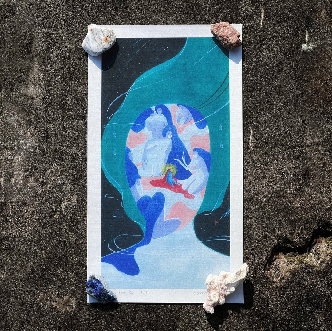 XI. 意 Makers。黑泉神谕卡 艺术复制画 - 海报/装饰画/版画 - 纸 多色