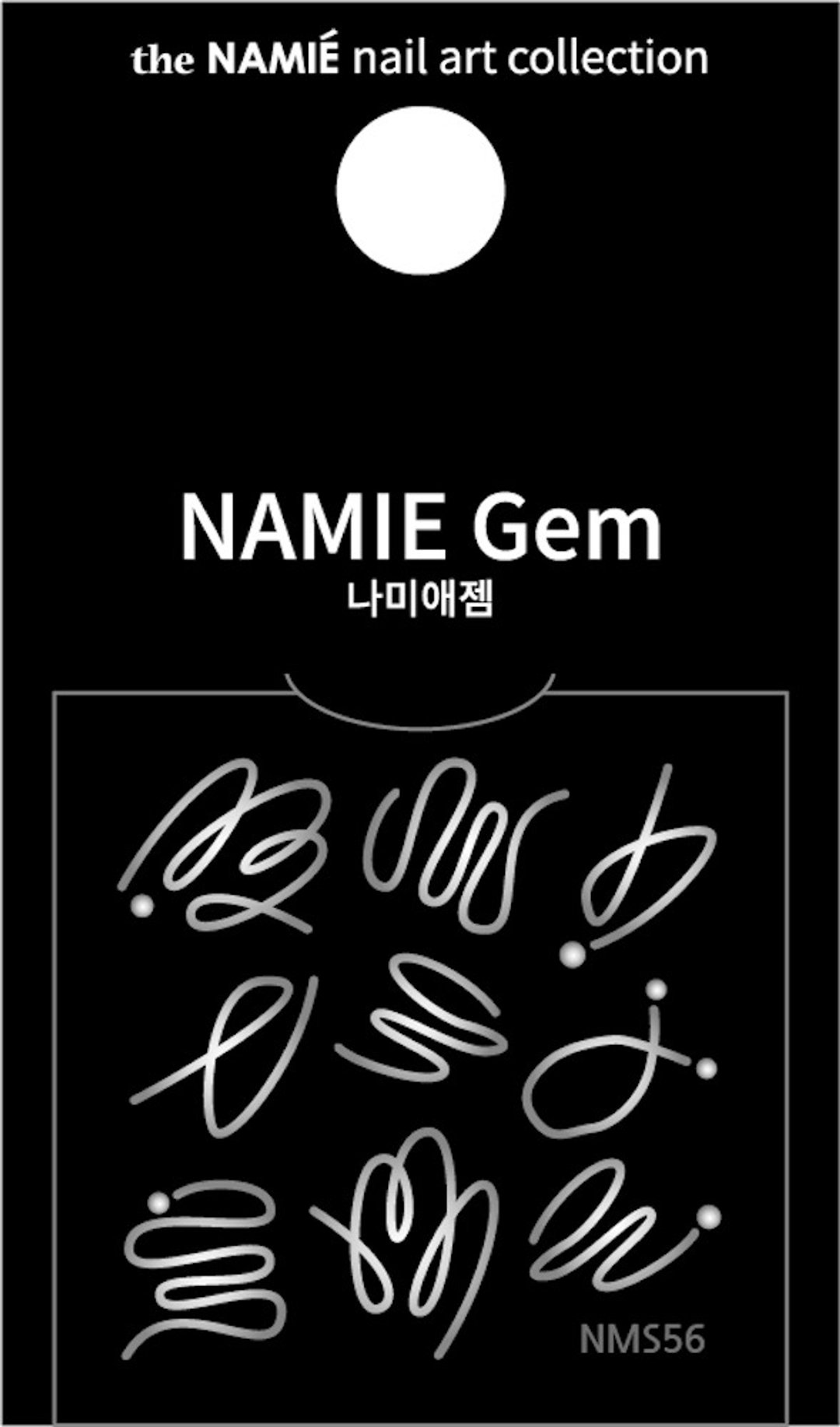 【专业用】NAMIE Gem 美甲装饰艺术贴纸 Normal Metallic 56 - 指甲油/指甲贴 - 纸 金色