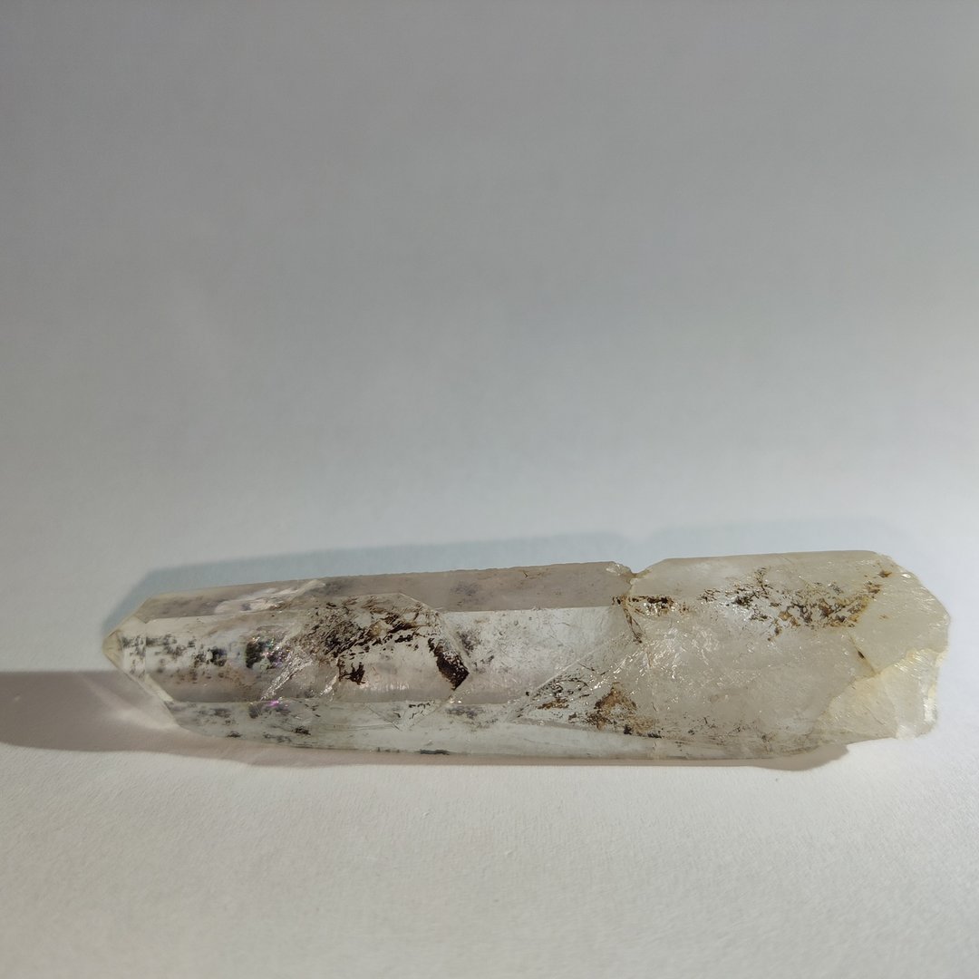骨干白水晶柱 带绿幽灵 随形 摆件 原石 晶簇 天然水晶 - 摆饰 - 水晶 