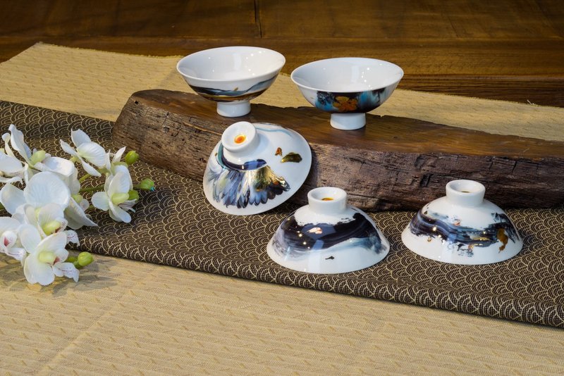 舞金灵响杯/80cc/吉祥杯/吉响杯/心想事成/财源广进 - 茶具/茶杯 - 瓷 黑色