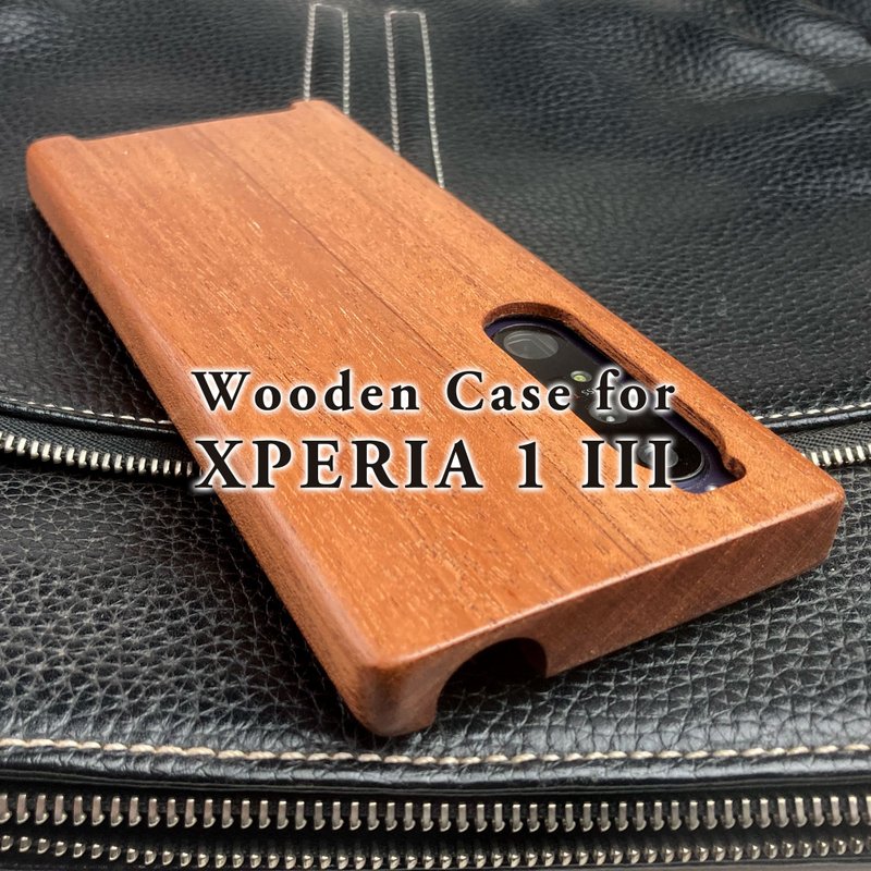 [Made to order] Achievements and secure support XPERIA 1iii (mark3) dedicated custom wooden case - 手机壳/手机套 - 木头 