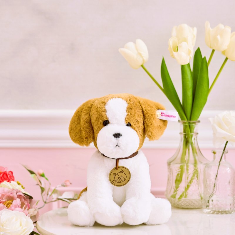 CANDY BEAR 小咖啡狗 25cm - 玩偶/公仔 - 聚酯纤维 咖啡色