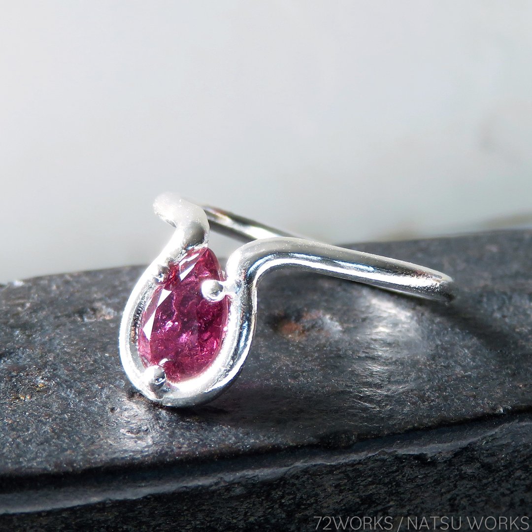 Pink Tourmaline Ring - 戒指 - 宝石 粉红色