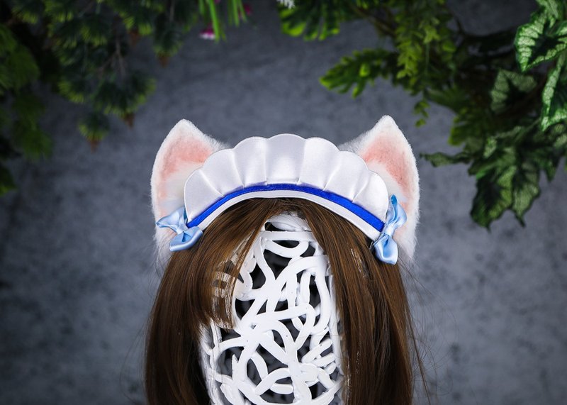 Vanilla Ears Cosplay Faux Fur Ears - 发饰 - 其他人造纤维 黑色