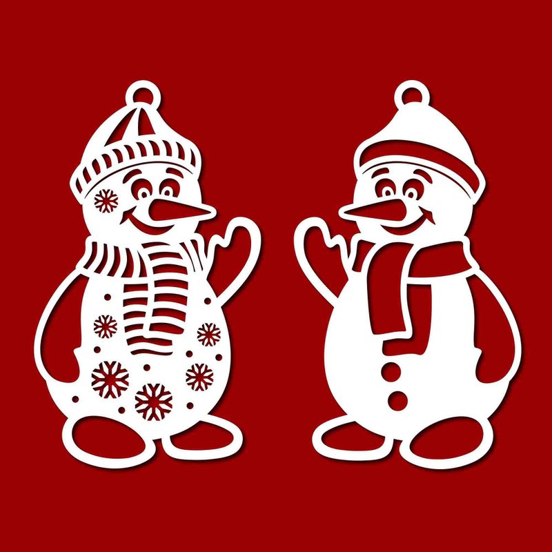 Snowman svg, snowman pdf, snowman png, christmas decor svg, snowman cut file - 图文模板设计 - 其他材质 