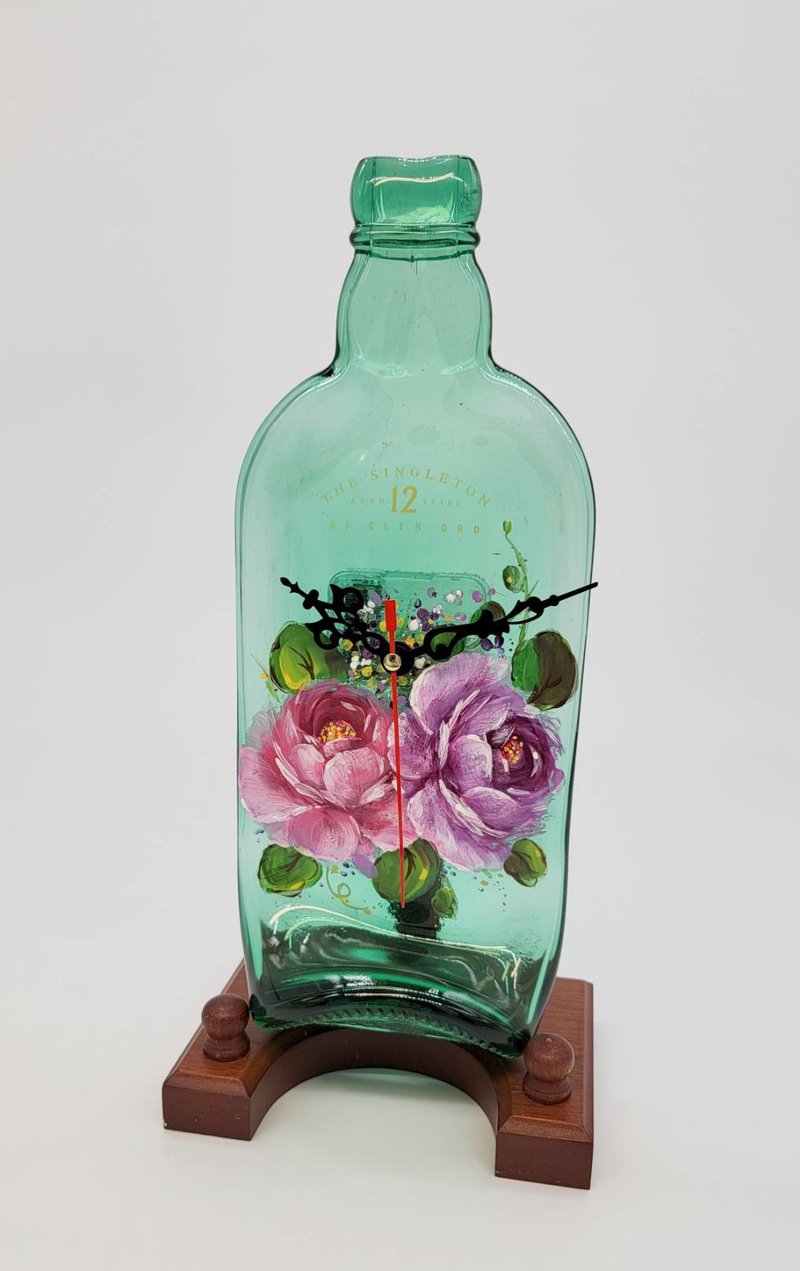 一见钟情彩绘时钟 - 时钟/闹钟 - 玻璃 透明