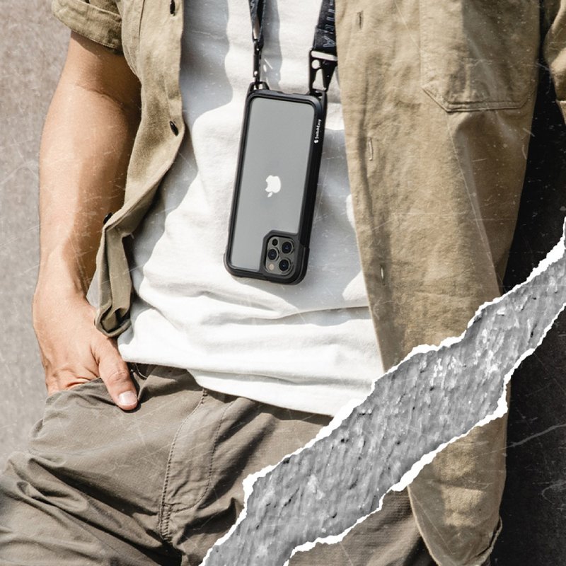 iPhone 13 Pro Odyssey 挂绳军规防摔金属手机壳6.1寸 - 手机壳/手机套 - 其他材质 
