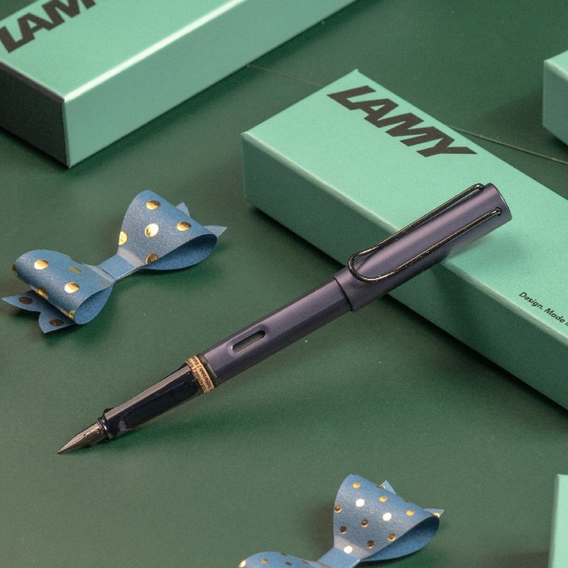 【雷雕刻字】LAMY 钢笔 限量 /AL star 2025 -深暮蓝 - 钢笔 - 铝合金 蓝色
