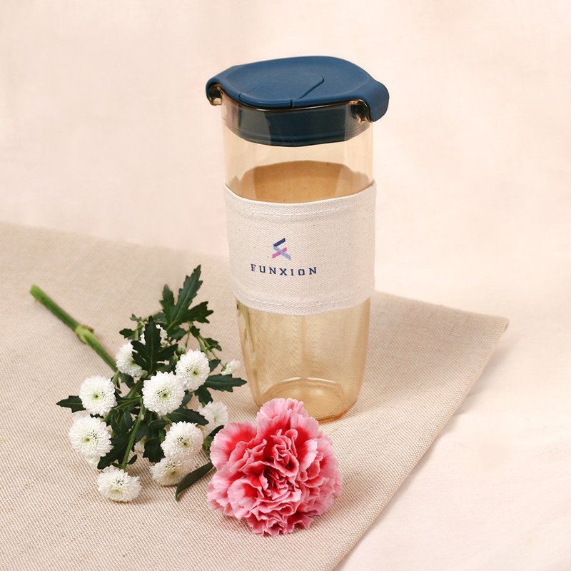 FunXion方方好食简约组/ 750ml + 隔热杯套 - 水瓶/水壶 - 塑料 