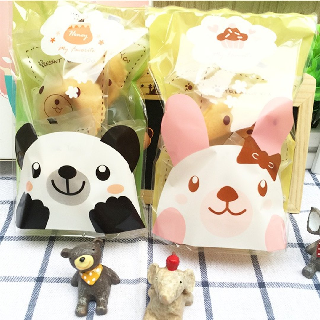 限时特价 幸运签饼 生日礼物  panda熊猫包装 牛奶风味 手工现烤幸运饼干FORTUNE COOKIE - 手工饼干 - 新鲜食材 黄色