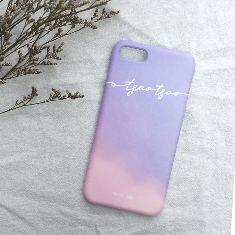 随性英文 || 手写英文 定制化手机壳 三星 HTC iPhone - 手机壳/手机套 - 塑料 多色