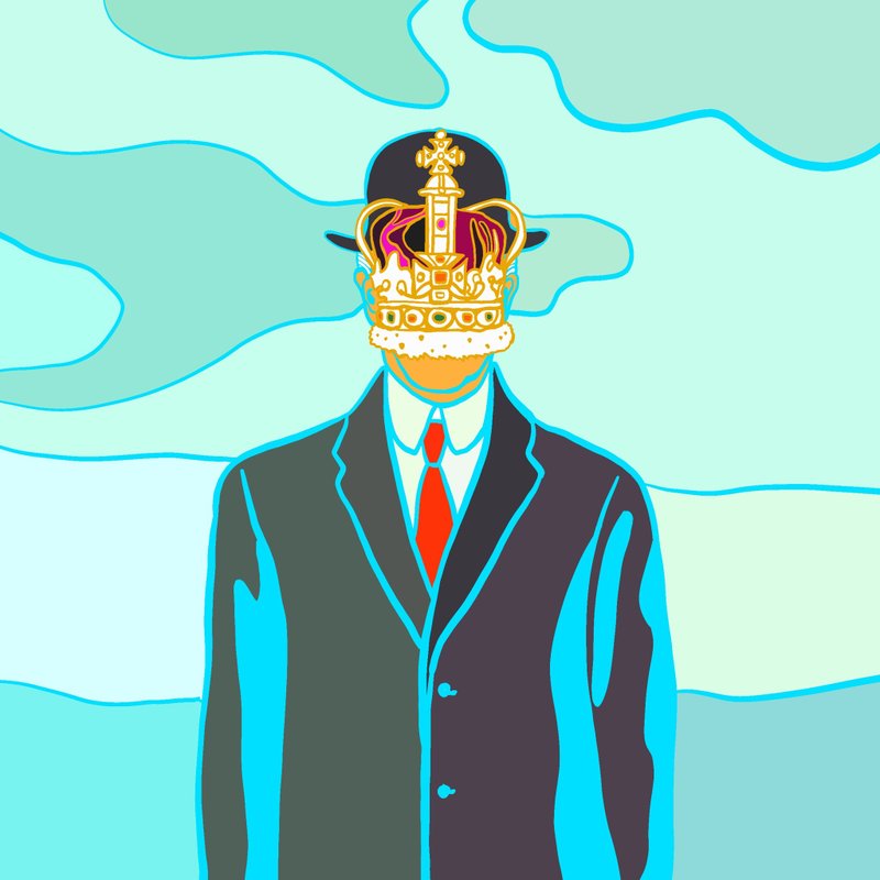 The Son of Man - 高品质画作印刷 - 卡片/明信片 - 纸 