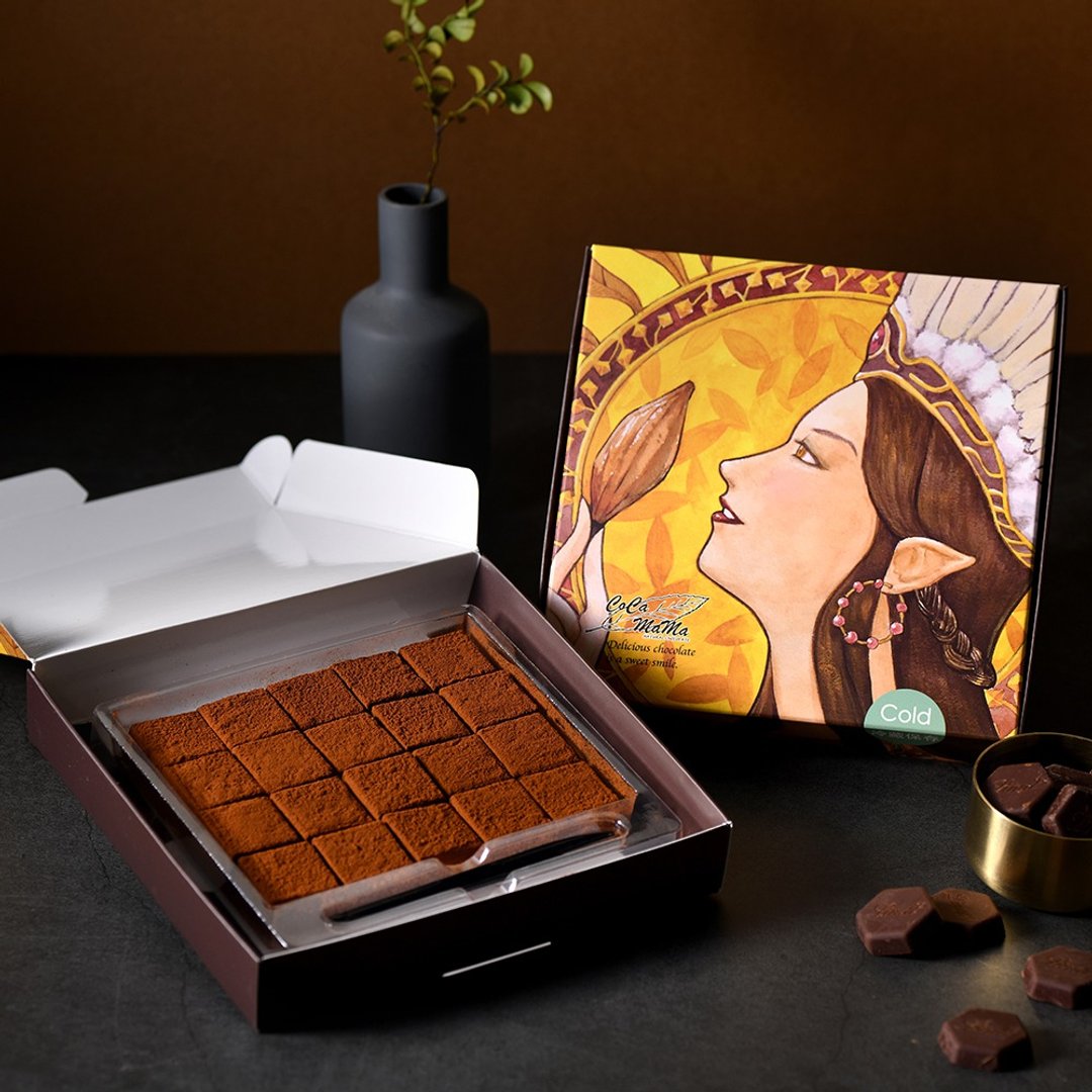 CoCa MaMa 90%醇苦生巧克力(20入)90%Cocoa Dark Ganache - 巧克力 - 新鲜食材 