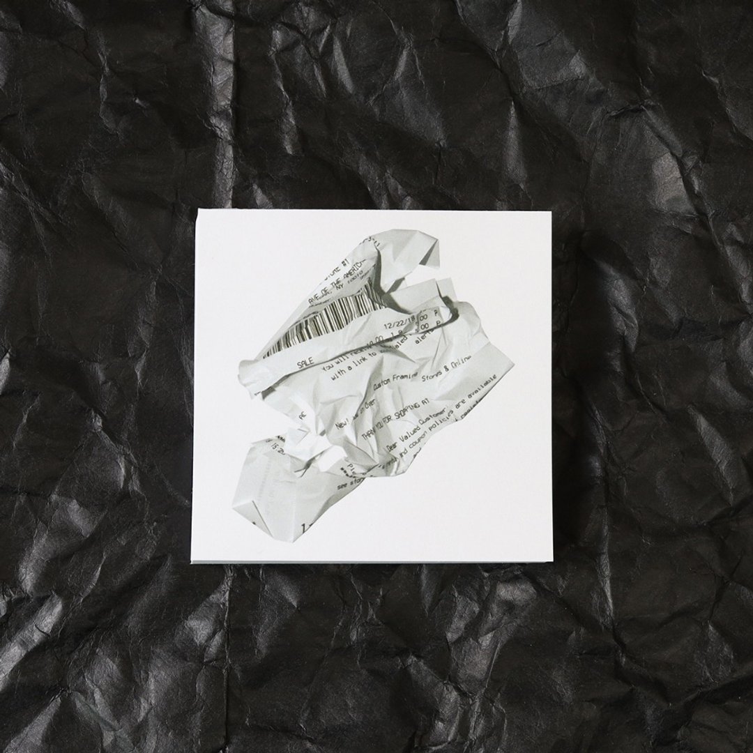 crumpled receipt Memopad Notepads note paper memo - 便条纸/标签贴 - 纸 