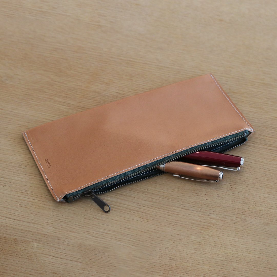 Passport case dunn passport & pencase Altern Dunn passport & pencase Altern - 护照夹/护照套 - 真皮 咖啡色