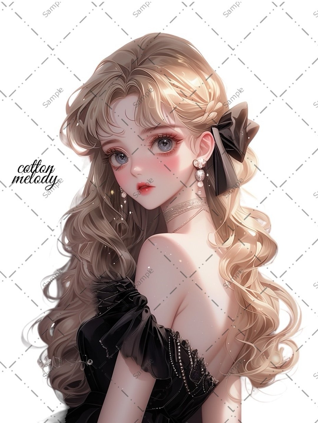 原创贴纸 No.828 人物贴纸 原创贴纸 人物贴纸 女孩贴纸 原创人物贴纸 - 贴纸 - 纸 