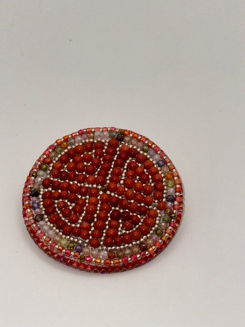 民族风格, 手工制作, 珊瑚发夹 - 发饰 - 珍珠 