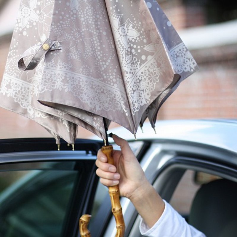 kirie -dot flower- mocha brown - 其他 - 棉．麻 