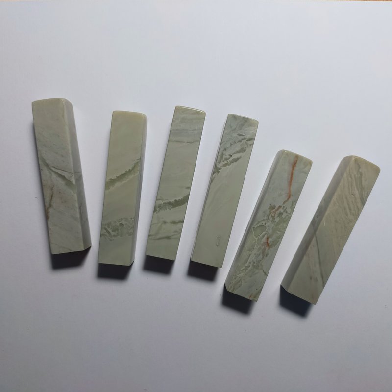 【手刻－印鉴】青田石 - 印章/印台 - 石头 