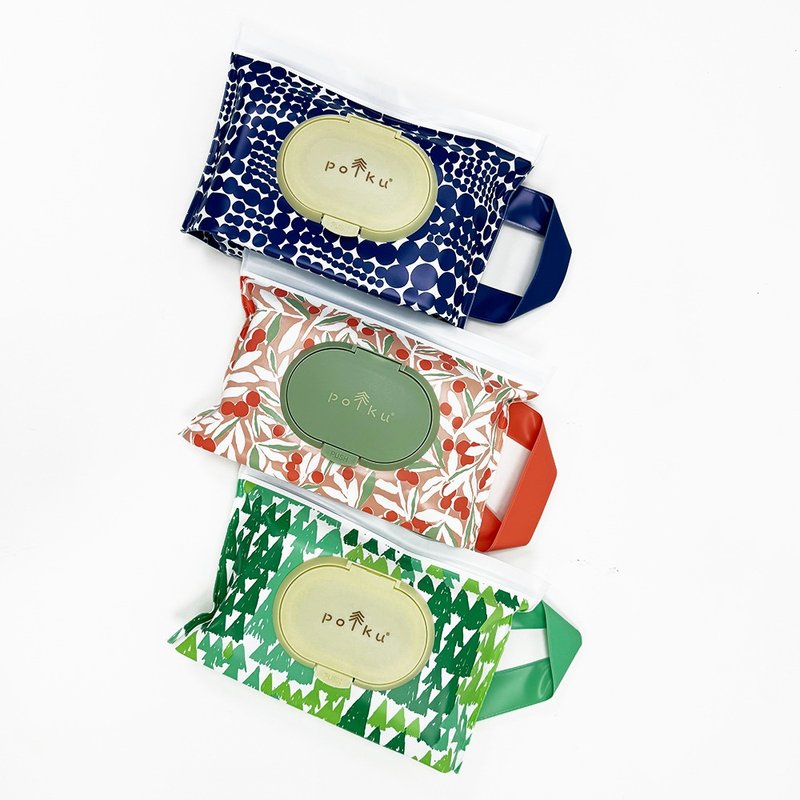 日本丸真 Polku芬兰设计创意湿纸巾套 附提把&盖子(2入组) - 收纳用品 - 其他材质 