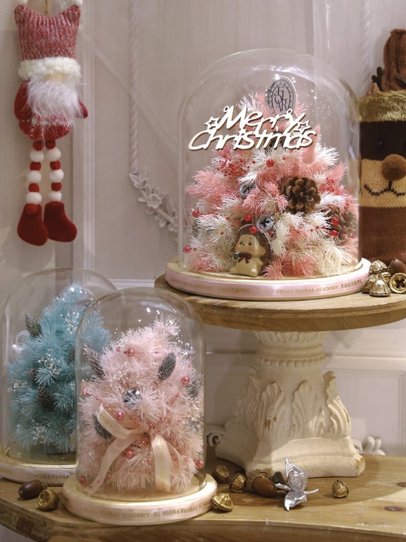 永生花圣诞树玻璃罩 圣诞限定 - 摆饰 - 植物．花 多色