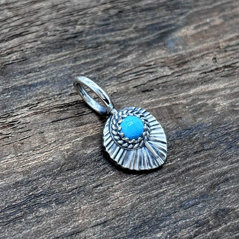 土耳其石 坠饰 男款 银 925 日本制造 snd095 - 项链 - 其他金属 银色