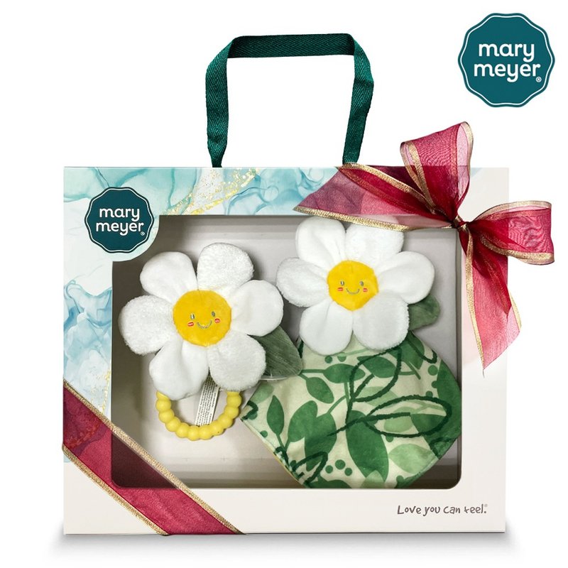 快速出货【MaryMeyer】迎新礼盒-微笑小雏菊经典礼盒 - 满月礼盒 - 棉．麻 绿色