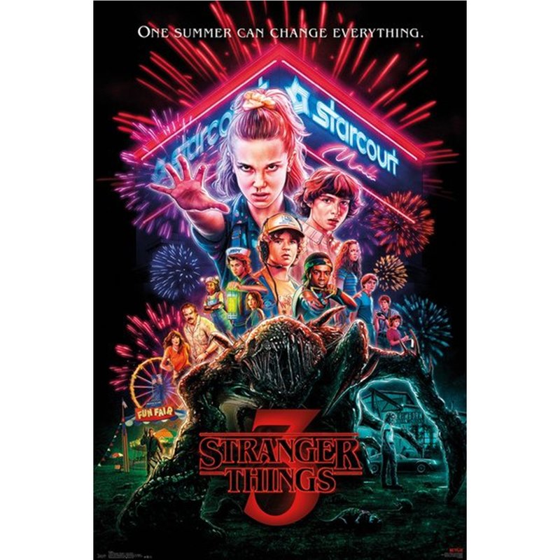 【怪奇物语】Stranger Things (第三季) 正式版进口海报 - 海报/装饰画/版画 - 纸 多色