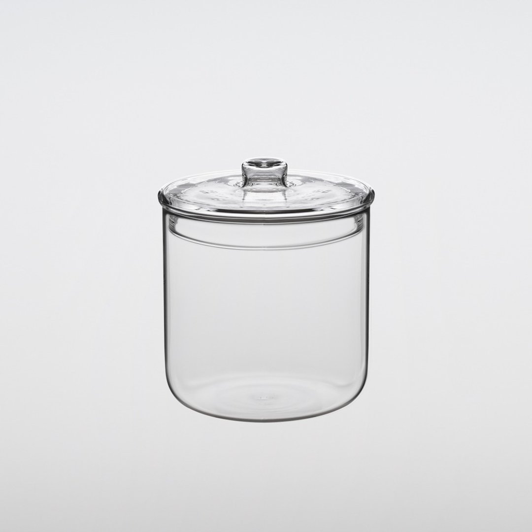 耐热玻璃储物罐 600ml - 收纳用品 - 玻璃 透明