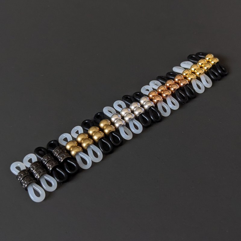 眼镜脚防滑圈 - 零件/散装材料/工具 - 其他金属 多色