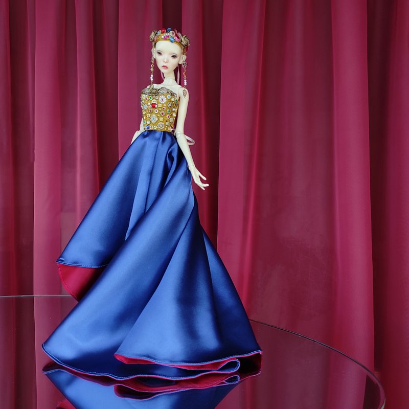 bjd 娃娃的服装。 Popovy Sisters 娃娃的鞋子和连衣裙。 - 玩具/玩偶 - 其他材质 