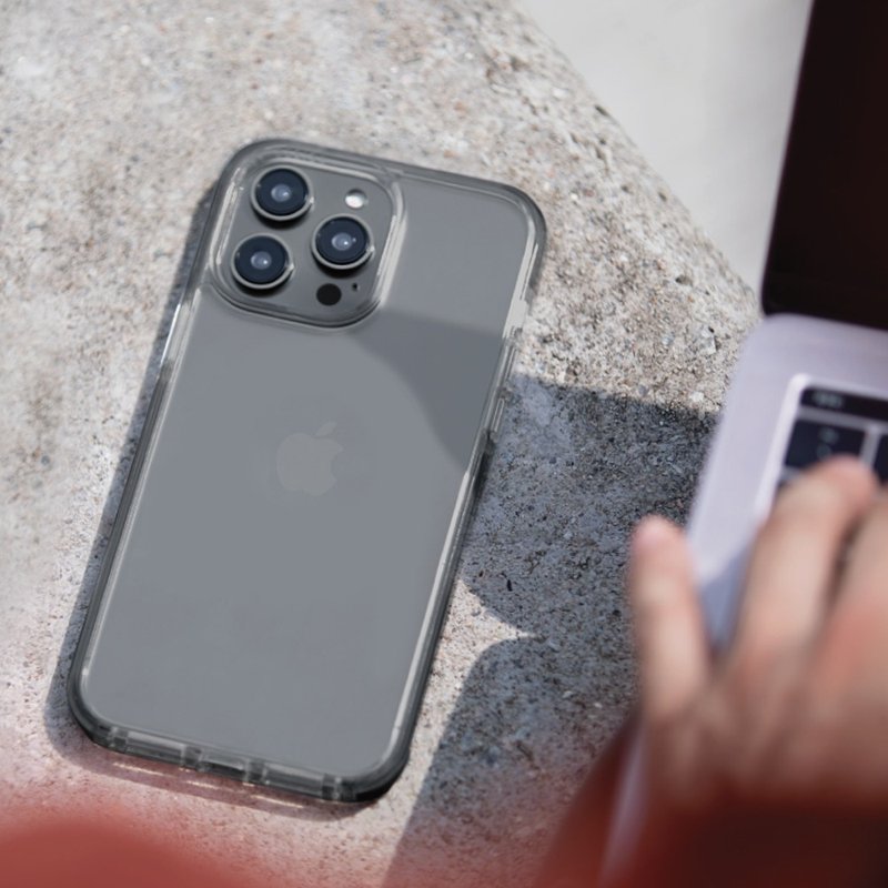 iPhone 14 系列 Combat四角强化军规防摔保护壳-黑 - 手机壳/手机套 - 塑料 白色