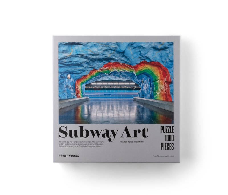 PRINTWORKS Puzzle - Subway Art Rainbow拼图 1000块 (70x50 cm) - 拼图 - 其他材质 
